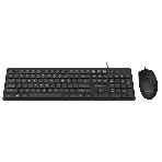 Комплект клавиатура+мышь Philips SPT6264 проводной, USB, 1200 DPI, чёрный, фото3