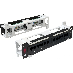Патч-панель Sysmatrix PP WL01U.S125EU.N 10' 1U 12xRJ45 кат.5E
