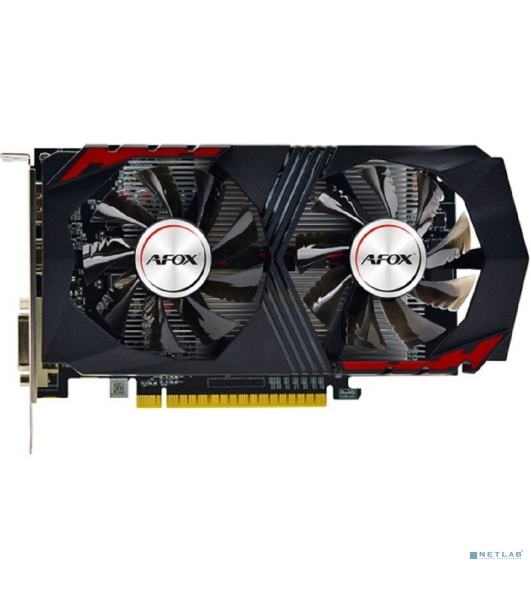 Видеокарта AFOX Geforce GTX1050 4Gb GDDR5 128Bit DVI/HDMI/DP LP Dual Fan (AF1050-4096D5H4-V2)