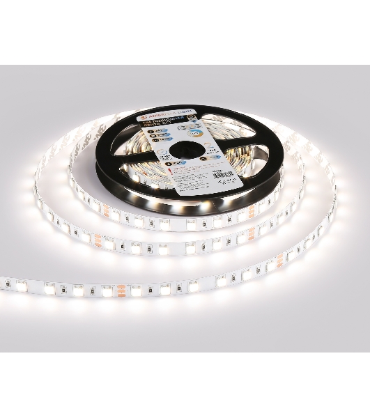 Светодиодная лента Ambrella light GS4101 5050 60Led/ 14W m/ 24V IP20 CCT 3000-6500K/ 5000*10*1.87mm (3 конт.)