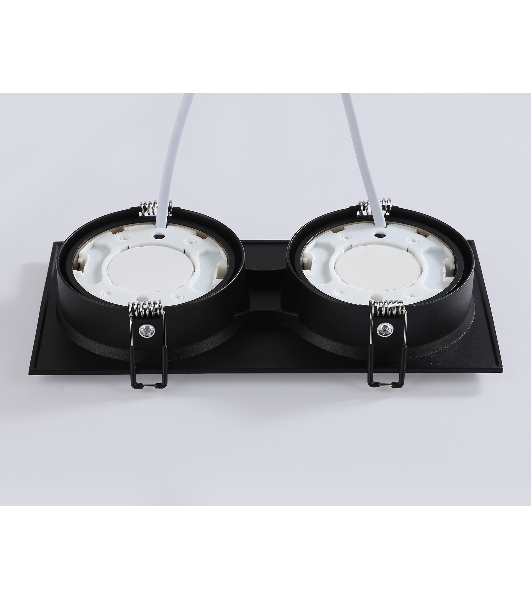 Светильник Ambrella light TN52235/2 BK черный IP20 GX53/2 220*110*44