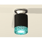 Светильник Ambrella Light XS6302142 SBK/MCH/BL черный песок/хром матовый/голубой MR16 GU5.3 (N6904, C6302, N6153), фото3