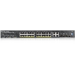 Коммутатор гибридный L2 PoE+ Zyxel NebulaFlex Pro GS2210-28HP, rack 19', 24xGE PoE+, 4xCombo (SFP/RJ-45), бюджет 375 Вт, автономное/облачное управление, фото8