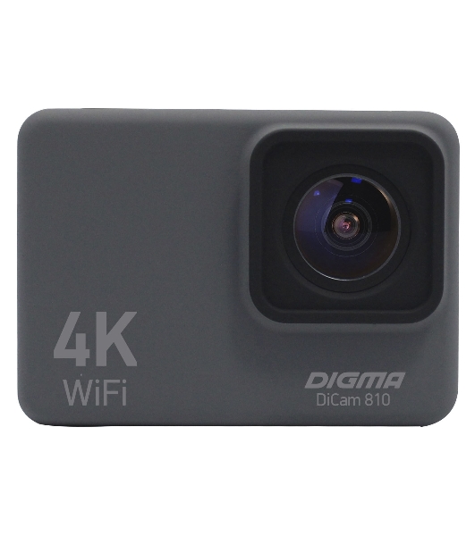 Экшн-камера Digma DiCam 810 серый