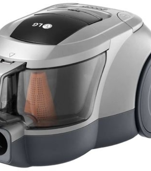 Пылесос LG VC5420NNTS серебристый/черный, 380/2000 Вт, уборка сухая, пылесборник контейнер 1.3 л
