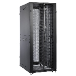 Шкаф серверный ПРОФ напольный 42U (800x1000) дверь перфор., задние двойные перфор., черный, в сборе, фото15