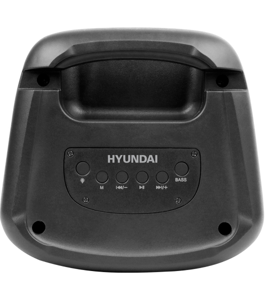 Минисистема Hyundai H-MC1230 черный 40Вт FM USB BT micro SD