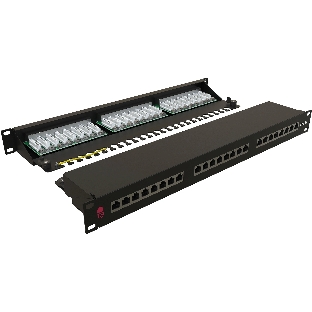 Патч-панель Sysmatrix PP 1901U.S245ES.N 19' 1U 24xRJ45 кат.5E FTP