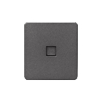 Розетка компьютерная Kranz ROUND RJ45 кат6 с/у титан, фото 1