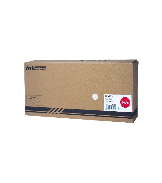 Картридж струйный Sakura 9822B001 (PFI-707C) для Canon, голубой, 700 мл.