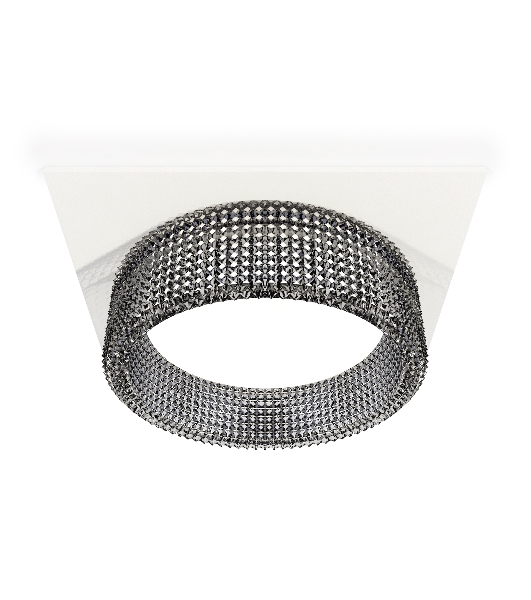 Комплект встраиваемого светильника Ambrella light XC8061031 SWH/BK белый песок/тонированный GX53 (C8061, N8484)