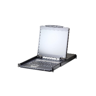 Консоль с переключателем ATEN 19'8P PS/2-USB VGA LCD KVM IP SW. W/RU