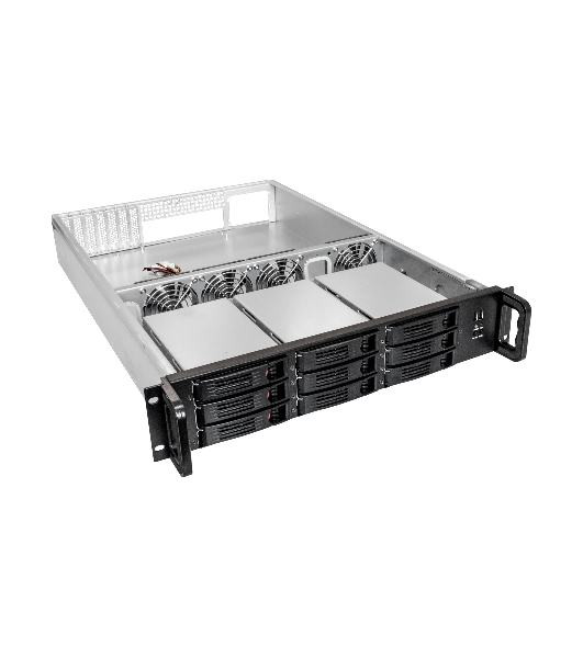 Серверный корпус ExeGate Pro EX285225RUS 2U650-HS09 (RM 19', высота 2U, глубина 650, БП 2U-800ADS, 9xHotSwap, 2*USB)