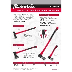 Колун Matrix, 2700 г, фибергласовое обрезиненное топорище 700 мм, фото 1
