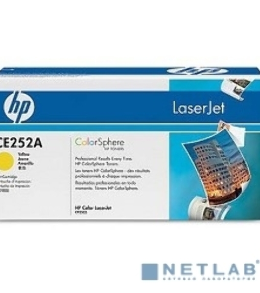 Картридж лазерный HP CE252A желтый для CLJ CM3530/CP3525 7000 стр.