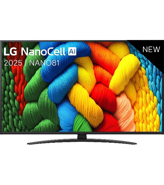 Телевизор LG 65' 65NANO81A6A черный LED UHD 60Hz Smart TV 2GB/8GB
