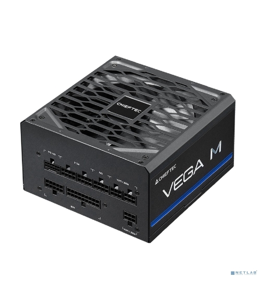 Блок питания Chieftec Vega M PPG-750-C (ATX 3.1, 750W, 80 PLUS GOLD, Active PFC, 135mm fan, Gen5 PCIe, Full Cable Management) Retail