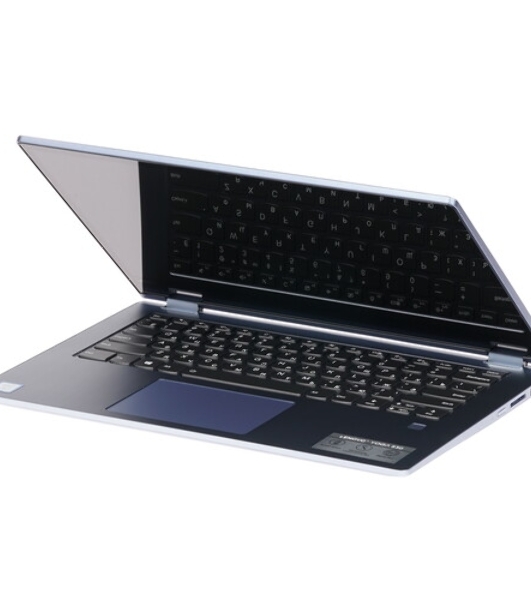 Клавиатура для ноутбука Lenovo Yoga 530-14IKB серебристая с подсветкой