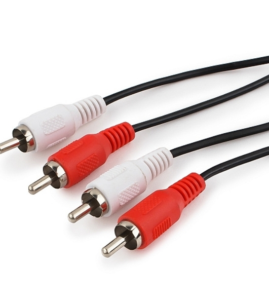 Кабель аудио Cablexpert CCA-2R2R-7.5M, 2xRCA - 2xRCA, 7,5м