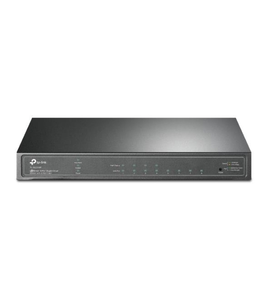 Коммутатор TP-Link JetStream 8-Port Gigabit Smart Switch with 4-Port PoE+, 4× Gigabit PoE+ Ports, 802.3at/af, 62 W PoE Power, Desktop Steel CaseIntegration with Omada SDN Controller, 802.1Q VLAN, STP/RSTP/MSTP, IGMP Snooping, 802.1p/DSCP QoS, ACL, 802.1x, Radius/Tac