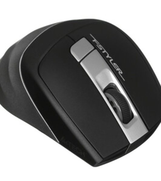 Мышь беспроводная A4Tech Fstyler FG35 серый/черный, 2000 dpi, радиоканал, USB, кнопки - 6