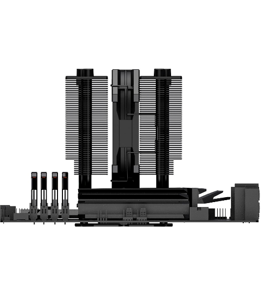 Кулер ID-COOLING SE-207-XT SLIM черный 120мм алюминий/медь 1800rpm 35db 4-pin 220W 135мм