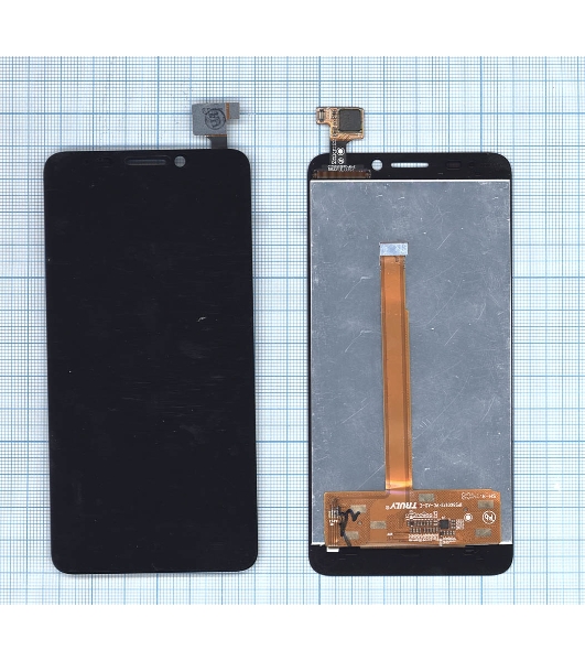 Дисплей для Alcatel One Touch Idol S 6035R черный