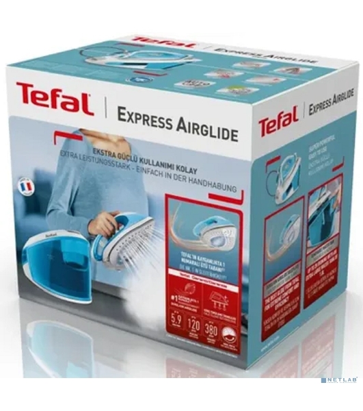 Парогенератор Tefal SV8002E0, голубой/белый