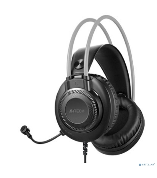 Гарнитура A4Tech Fstyler FH200i серый, проводная