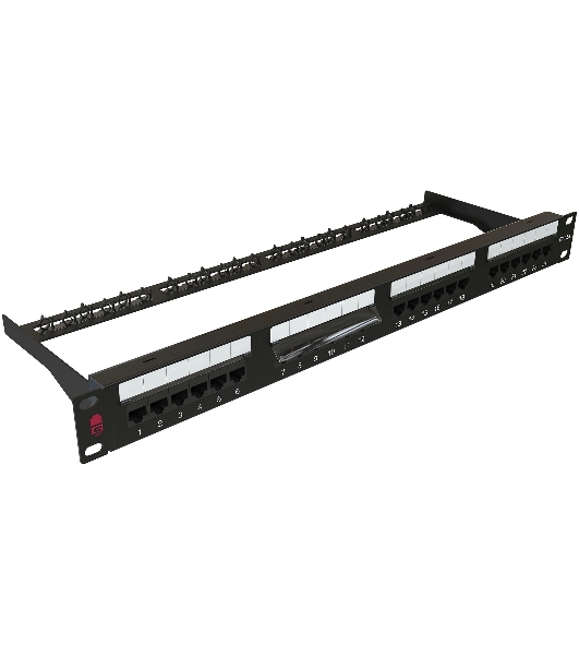 Патч-панель Sysmatrix PP 1901U.S245EU.M 19' 1U 24xRJ45 кат.5E UTP