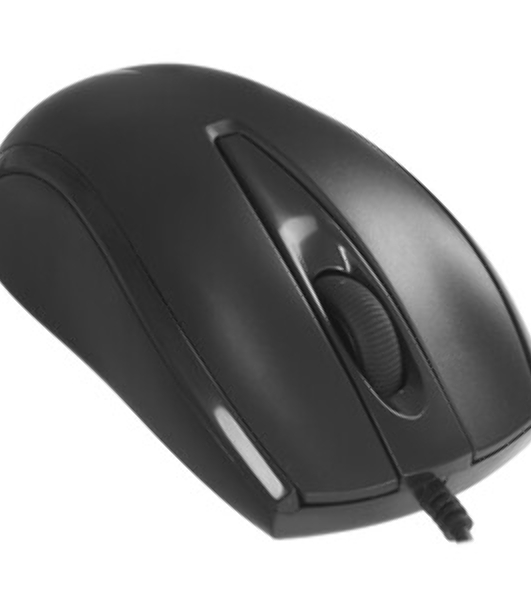 Мышь проводная Gembird MOP-110 черный, 1000 dpi, USB, кнопки - 3