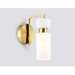 Настенный светильник Ambrella light LH56130 BS/FR латунь/белый матовый E14 max 40W 150*100*210, фото6
