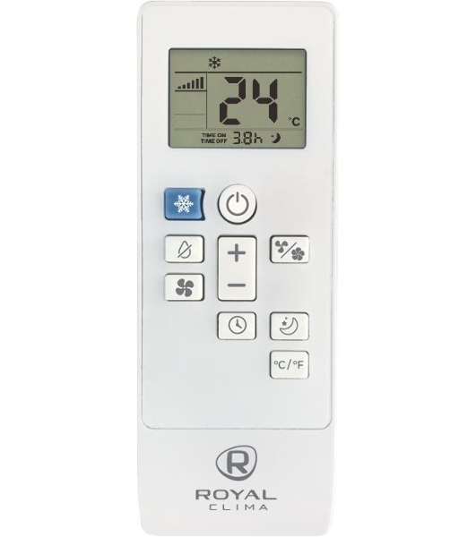 Мобильный кондиционер Royal Clima RM-TS17CH-E 5800 BTU, 17 м², 52 дБ, охлаждение, осушение, белый