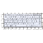 Клавиатура для ноутбука Toshiba Satellite L800 L830 белый, фото3