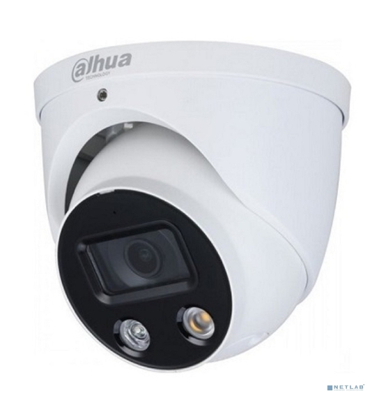 Камера видеонаблюдения IP Dahua DH-IPC-HDW3449HP-AS-PV-0280B-S5 2.8-2.8мм цв. корп.:белый/черный (DH-IPC-HDW3449HP-AS-PV-0280B)