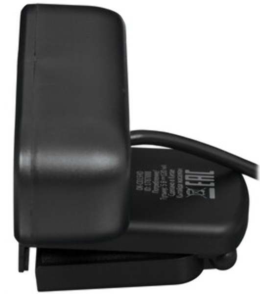 Веб-камера OKLICK OK-C015HD 1280x720, 30 кадр/с, USB Type-A, микрофон, ручная фокусировка, универсальное крепление