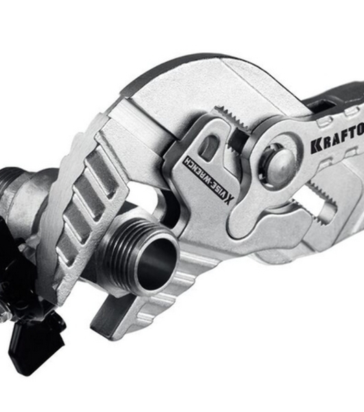 Клещи KRAFTOOL VISE-WRENCH X, 180 мм, клещи переставные-гаечный ключ