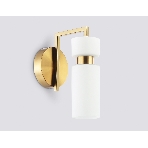 Настенный светильник Ambrella light LH56130 BS/FR латунь/белый матовый E14 max 40W 150*100*210, фото5