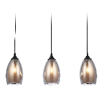 Светильник Ambrella light TR3537/3 BK/SM/FR черный/дымчатый/белый матовый E27/3 max 40W 640*120*820, фото6