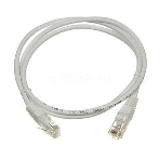 Патч-корд LANMASTER UTP TWT-45-45-1.0-WH вилка RJ-45-вилка RJ-45 cat.5е 1м белый ПВХ, фото 1