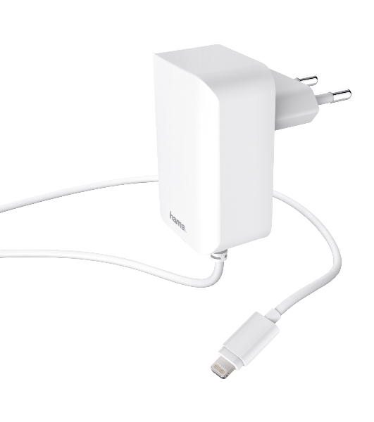 Сетевое зар./устр. Hama H-178342 2.4A для Apple белый (00178342)