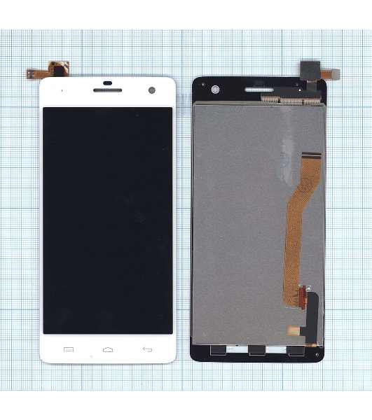 Дисплей для Micromax Canvas Knight A350 белый
