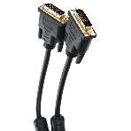 Кабель DVI-D--DVI-D Dual link 25M/25M, экран, феррит.кольца, 1.8м Telecom TCG441D-1.8M, фото9