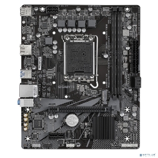 Материнская плата Gigabyte H610M K V2, LGA1700, Intel H610, 2xDDR5, 2xSATA, 1xM.2, 1xPCIe 4.0 x16, 1xPCIe 3.0 x1, 1xDP, 1xHDMI, 1x1Gb LAN, 2xUSB-A 5Gbps, 4xUSB-A 2.0, 3x3.5 мм, 7.1, mATX
