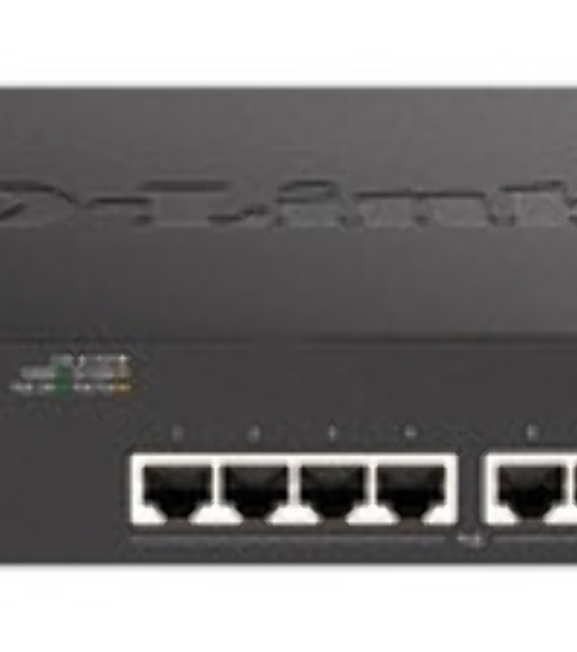 Коммутатор D-Link DGS-1100-10MPPV2/A, 8×1 Гбит/с + 2×1 Гбит/с SFP, настраиваемый