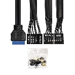 Корпус ExeGate BAA-503U2-AAA400, Mini-Tower, чёрный, 1 x 80/90 мм, БП 400 Вт, фото12
