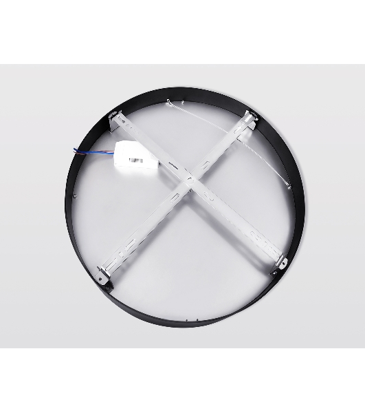 Потолочный светодиодный светильник Ambrella light FV5541 BK черный LED 130W 3000K D800*58 (Без ПДУ)