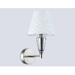 Настенный светильник Ambrella light LH75259 SN/FR сатин никель/белый матовый E14 max 40W 210*160*325, фото5