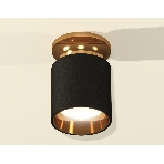 Светильник Ambrella Light XS6302161 SBK/PYG черный песок/золото желтое полированное MR16 GU5.3 (N6905, C6302, N6113), фото3