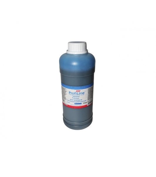 Чернила ProfiLine Premium для принтеров Canon/Epson/HP/Lexmark Cyan 500 мл водн